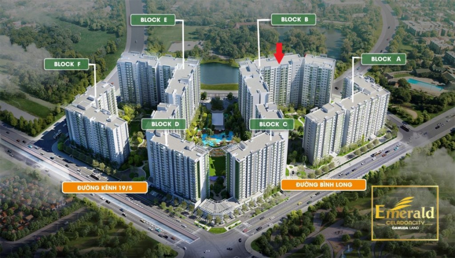 Căn hộ Emerald Precinct