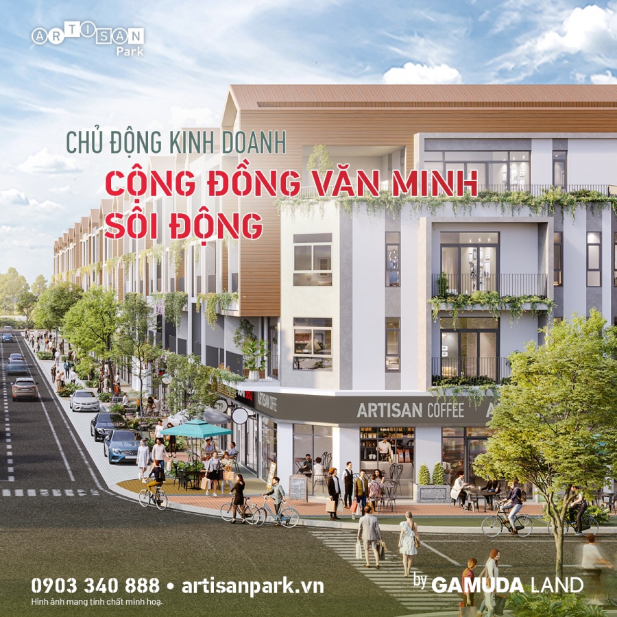???????? NHÀ PHỐ ARTISAN PARK – “BẤT ĐỘNG” SẢN SINH THU NHẬP “CHỦ ĐỘNG” MẠNH TRONG TƯƠNG LAI