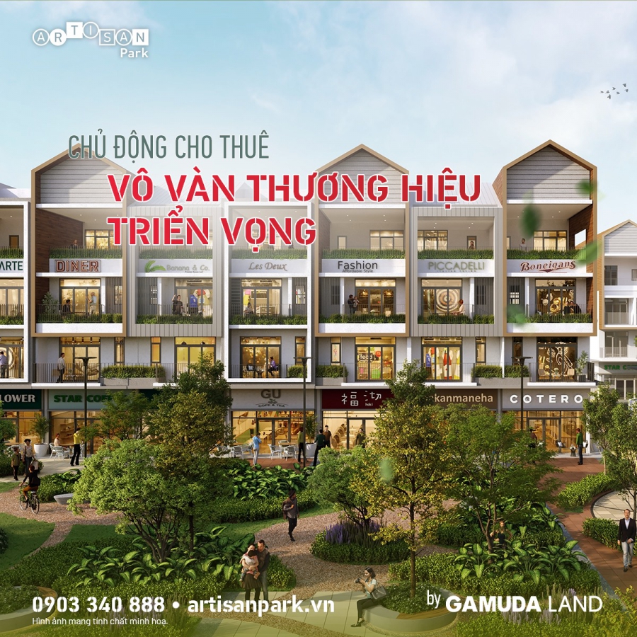 ???????? NHÀ PHỐ ARTISAN PARK – “BẤT ĐỘNG” SẢN SINH THU NHẬP “CHỦ ĐỘNG” MẠNH TRONG TƯƠNG LAI