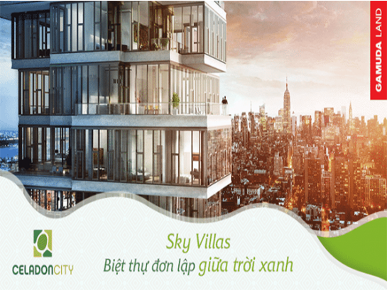 Căn hộ Sky-linked Villa của dự án Celadon City